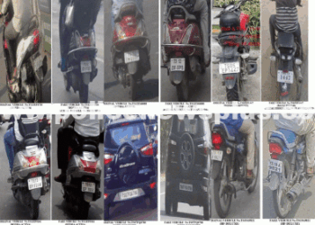 Traffic Police Crack Fake Number plates