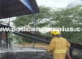 Fire Erupts at Coir Warehouse