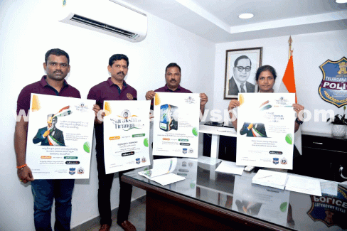 Police Commissioner Unveils Cyber Safety Poster