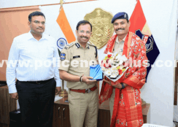 Hyderabad Police Officers Receive Service Medals