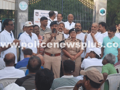 Hyderabad Traffic Police Engage KBR Walkers