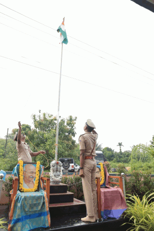 Shirva Police Celebrate Independence Day