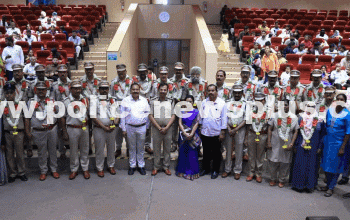 CP Sajjanar Felicitates Retiring Personnel