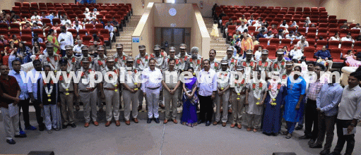CP Sajjanar Felicitates Retiring Personnel