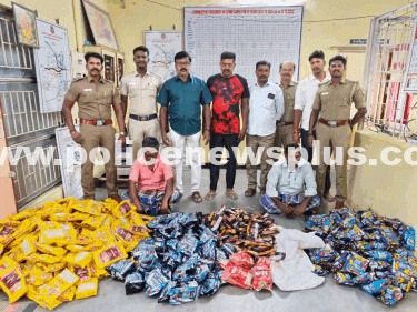 Palani Police Seize 88 Kg Tobacco