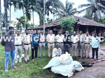 Sagar Police Seize 16.4 Kg Ganja