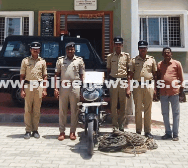 Boodikote Police Crack Cable Theft Case