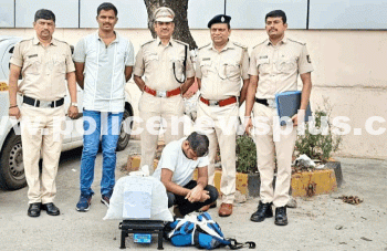 Excise Police Seize Ganja, Arrest Accused