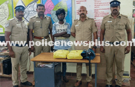 Youth Arrested for Smuggling Ganja on Bus
