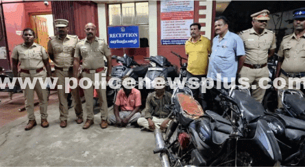 Police Arrest Two Two-Wheeler Theft Suspects