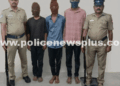 Three youths arrested for smuggling ganja